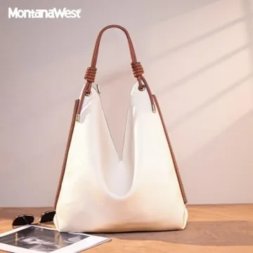 Montana West Hobo Purses for Women Leather Shoulder Slouchy Tote Bag Large Size Ladies Handbags