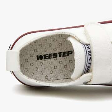 Classic White Adjustable Strap Sneaker for Toddlers 2-5
