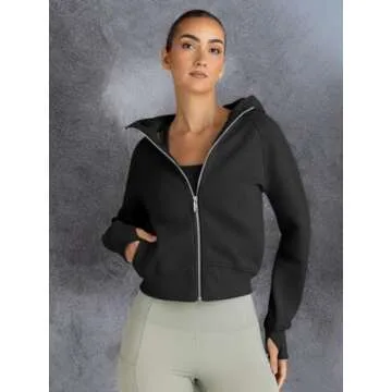 Trendy Queen Women’s Zip Up Fleece Hoodies for Fall