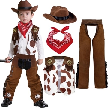 Toddler Cowboy Costume Set for Halloween Fun