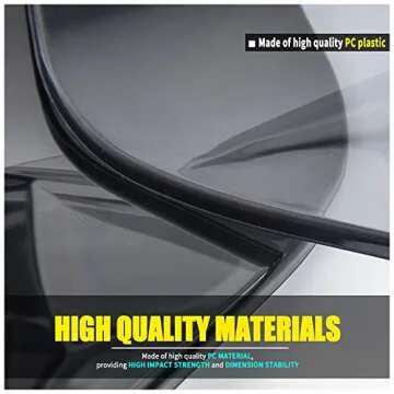 Sport Bikes Scooter Windscreen Windshield Flyscreen Wind Screen Deflector Protector for Vespa LX 150 125 50 LX125 LX150 LX50 GT200 GT 200 GTS250 GTS300 GTS 250 300 125 Super Sport Bj (Light Smoke)