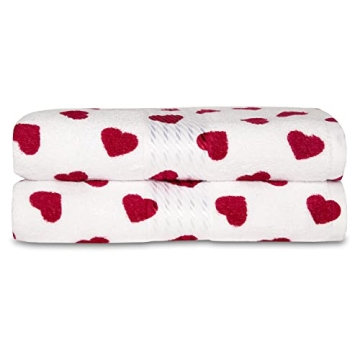 Cackleberry Home Valentine's Hand Towels Set of 2