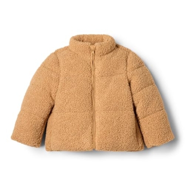 Amazon Essentials Teddy Puffer Jacket for Toddlers