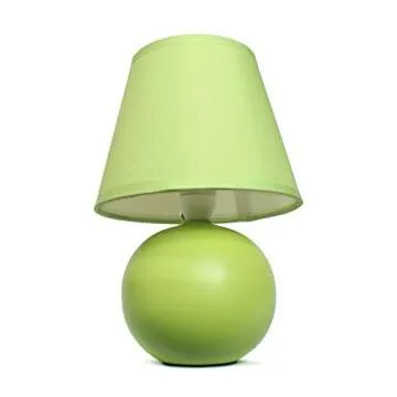 Charming Mini Globe Table Lamp - Vibrant Green Style