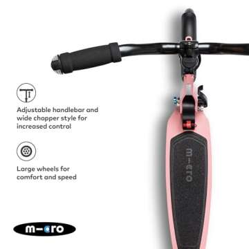 Micro Kickboard Speed Deluxe Scooter - Foldable Comfort