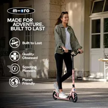 Micro Kickboard Speed Deluxe Scooter - Foldable Comfort