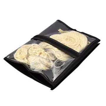 Homyl Portable Dustproof Hair Extensions Storage Case