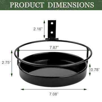 ARTORA Metal Wall Plant Holders for Indoor and Outdoor