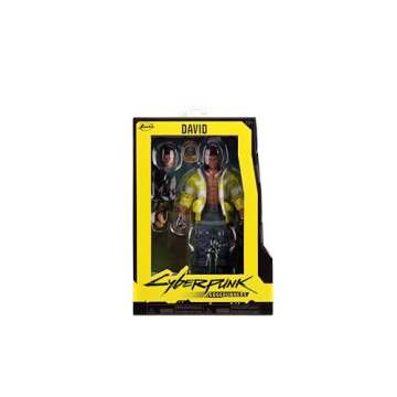 Jada Cyberpunk Edgerunners David Martinez - 1:12 Scale Action Figure - 6” Highly Articulated Collectible with Accessories - Ages 15+ - Soft Goods Jacket, Detailed Sculpt