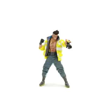 Jada Cyberpunk Edgerunners David Martinez - 1:12 Scale Action Figure - 6” Highly Articulated Collectible with Accessories - Ages 15+ - Soft Goods Jacket, Detailed Sculpt