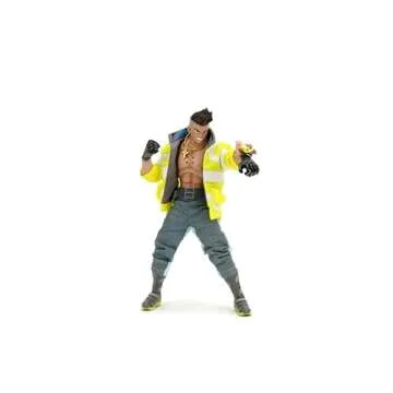 Jada Cyberpunk Edgerunners David Martinez - 1:12 Scale Action Figure - 6” Highly Articulated Collectible with Accessories - Ages 15+ - Soft Goods Jacket, Detailed Sculpt