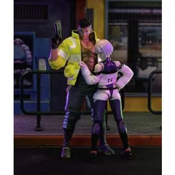 Jada Cyberpunk Edgerunners David Martinez - 1:12 Scale Action Figure - 6” Highly Articulated Collectible with Accessories - Ages 15+ - Soft Goods Jacket, Detailed Sculpt