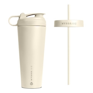 HydroJug Stainless Steel Shaker Cup 24oz for Protein Drinks