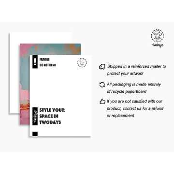 TwoDays Pink Cowgirl Boots Room Decor, Girly Western Paintings for Apartment, Coastal Cowboy Boot Wall Art Prints for Teen Girls Bedroom. (12" X 16", UNFRAMED)