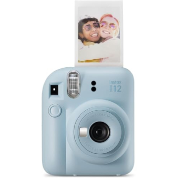 Capture Memories with the Fujifilm Instax Mini 12 Instant Camera - Pastel Blue