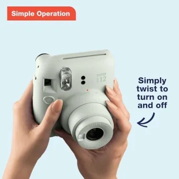 Fujifilm Instax Mini 12 Camera in Pastel Blue