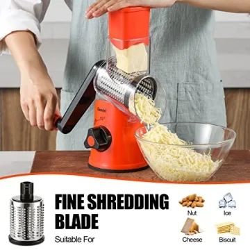Geedel Rotary Cheese Grater for Effortless Food Prep