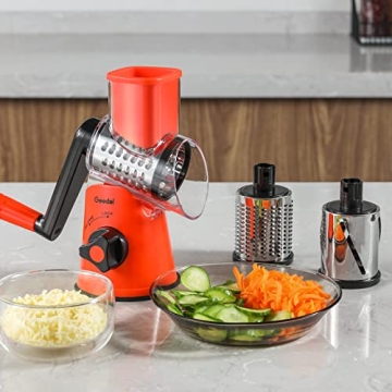 Geedel Rotary Cheese Grater for Effortless Food Prep