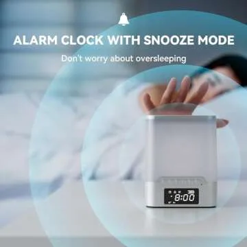 Vicsoon Alarm Clock for Kids and Adults with Bluetooth Speaker