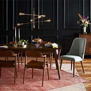 Amazon Brand – Rivet Mid-Century Modern Wood Dining Chair, 30"H, Natural