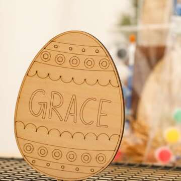 Personalized Easter Egg Painting Kit for Creative Kids
