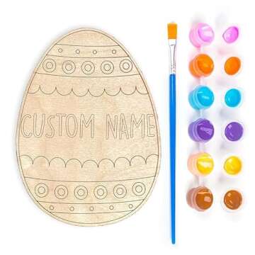 Personalized Easter Egg Painting Kit for Creative Kids