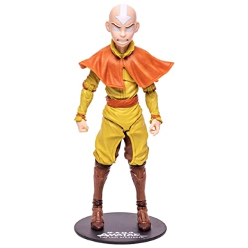 McFarlane Toys Avatar The Last Air Bender Aang Avatar State 7" Action Figure with Accessories
