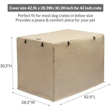 X-ZONE PET Double Door Dog Crate Cover for Optimal Comfort
