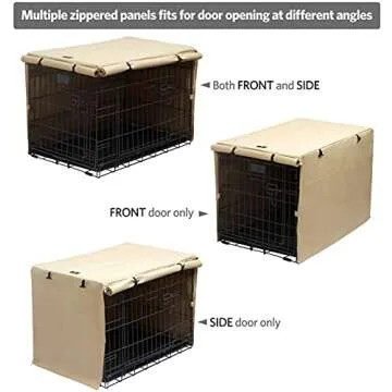 X-ZONE PET Double Door Dog Crate Cover for Optimal Comfort