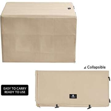 X-ZONE PET Double Door Dog Crate Cover for Optimal Comfort