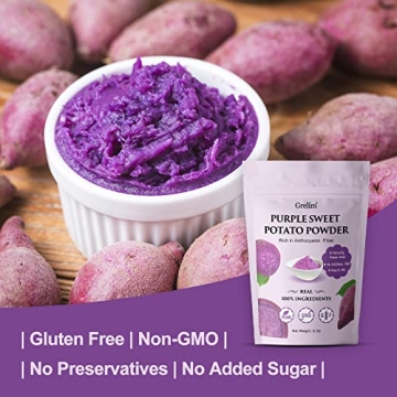 Grelim Purple Sweet Potato Powder for Healthy Cooking