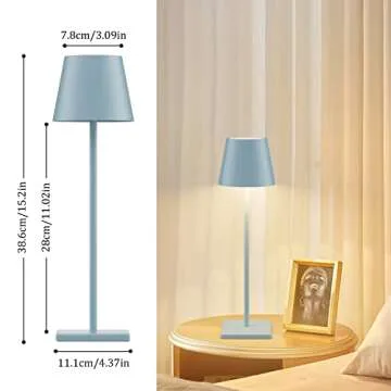 Howskys Cordless Table Lamp with Rechargeable Battery