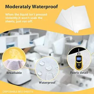 Bozikey 100PCS Disposable Massage Table Sheets - Spa Essential