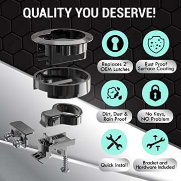 LATCH.IT Flush Pull Slam Latch