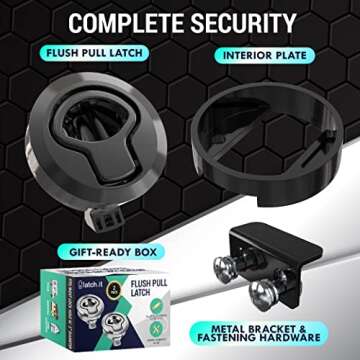 LATCH.IT Flush Pull Slam Latch