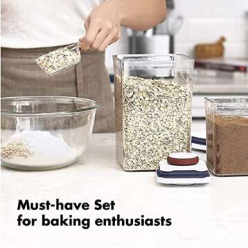 OXO Good Grips 8-Piece POP Container Baking Set