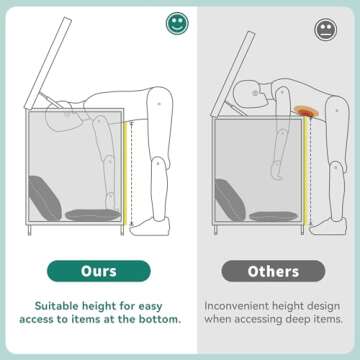 YITAHOME 200 Gallon Large Wicker Deck Box Outdoor Storage