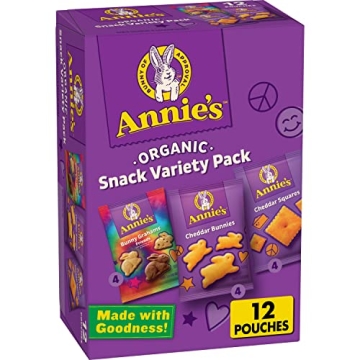 Annie's Organic Variety Pack for Healthy Kids Snacks