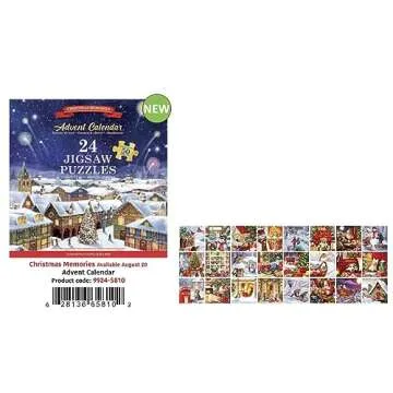Christmas Memories Advent Calendar II - 24 Jigsaw Puzzles