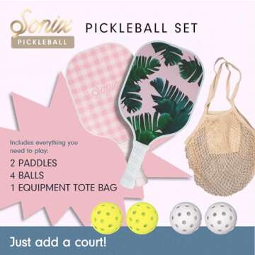 Sonix USAPA Pickleball Paddle Set for All Skill Levels