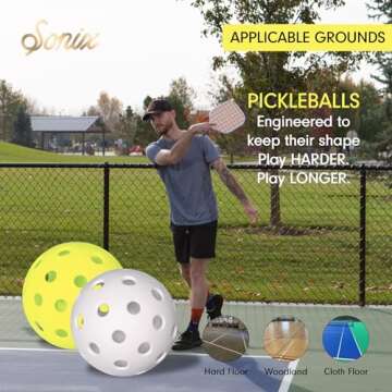 Sonix USAPA Pickleball Paddle Set for All Skill Levels