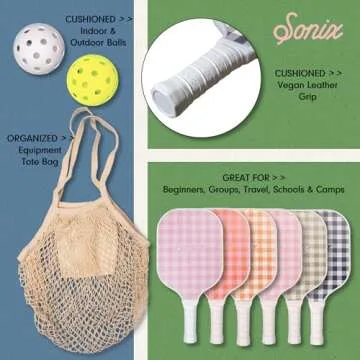 Sonix USAPA Pickleball Paddle Set for All Skill Levels
