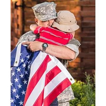 VIPPER 3x5 American Flag Durable Nylon for Outdoor Use