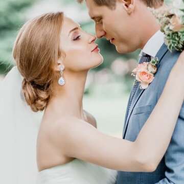 Elegant Crystal Wedding Earrings for Brides and Bridesmaids