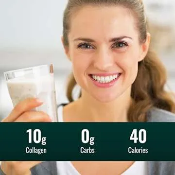 Natural Force Organic Clean Collagen Peptides Powder - USDA Certified Organic & Non-GMO, Keto & Paleo Certified - Hydrolyzed Type I & III Protein Powder with Essential Amino Acids – Unflavored, 10.7oz