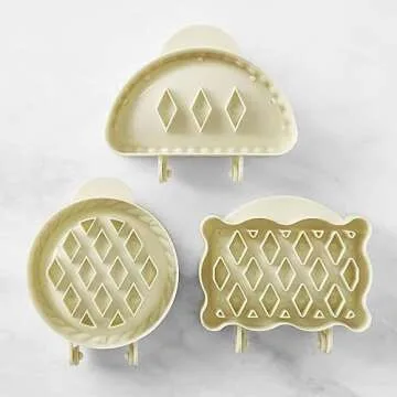3PCS Dough Presser Pocket Pie Molds, Party Potluck Hand Pie Molds, Apple, Pumpkin And Acorn Shapes (classic model)