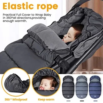 Orzbow Universal Baby Stroller Footmuff - Warm & Waterproof
