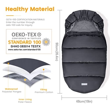 Orzbow Universal Baby Stroller Footmuff - Warm & Waterproof