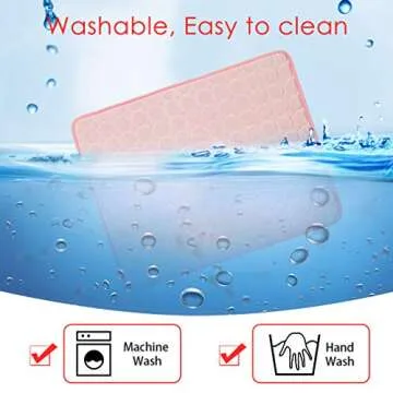 BiBOSS Pet Cooling Mat for Dog Cat Washable Cooling Pad, Reusable Ice Silk Dog Self Cooling Mat, Pet Sleeping Pad Blanket for Pet Beds Kennels Couches Sofa Floors Car Seats (XL: 40×28in, 2021-Pink)