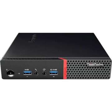 Lenovo ThinkCentre M700 Tiny Desktop & 24" Monitor - Compact Powerhouse